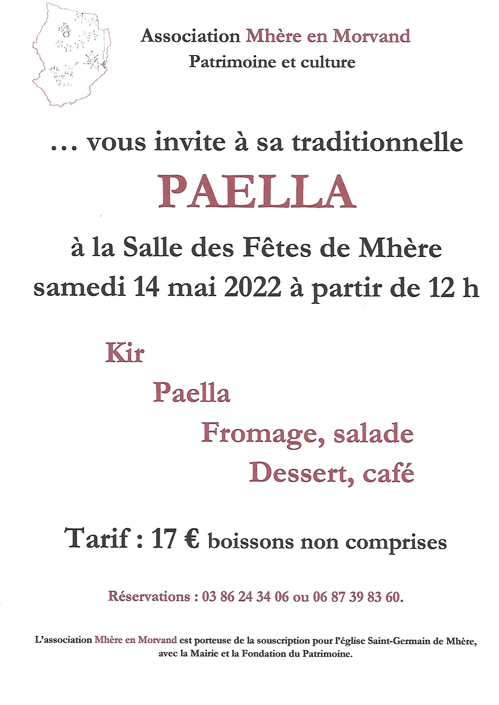 Affiche paella
