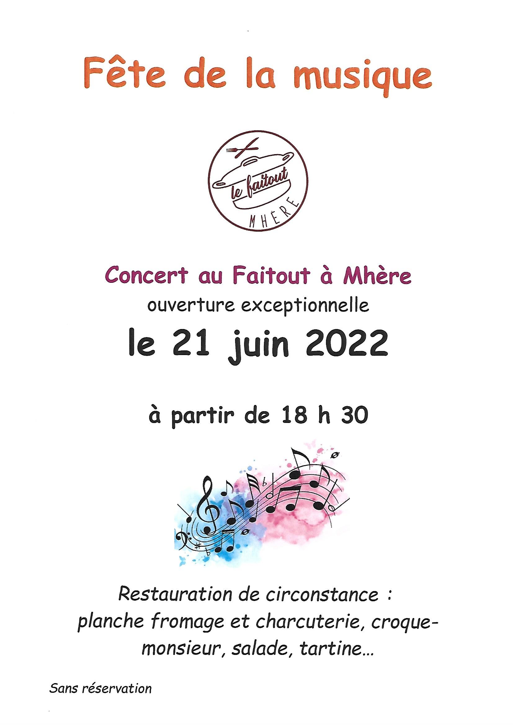 fête de la musique 2022