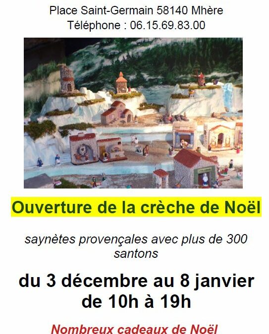 Crèche de Noël – association Mhère s’Anime