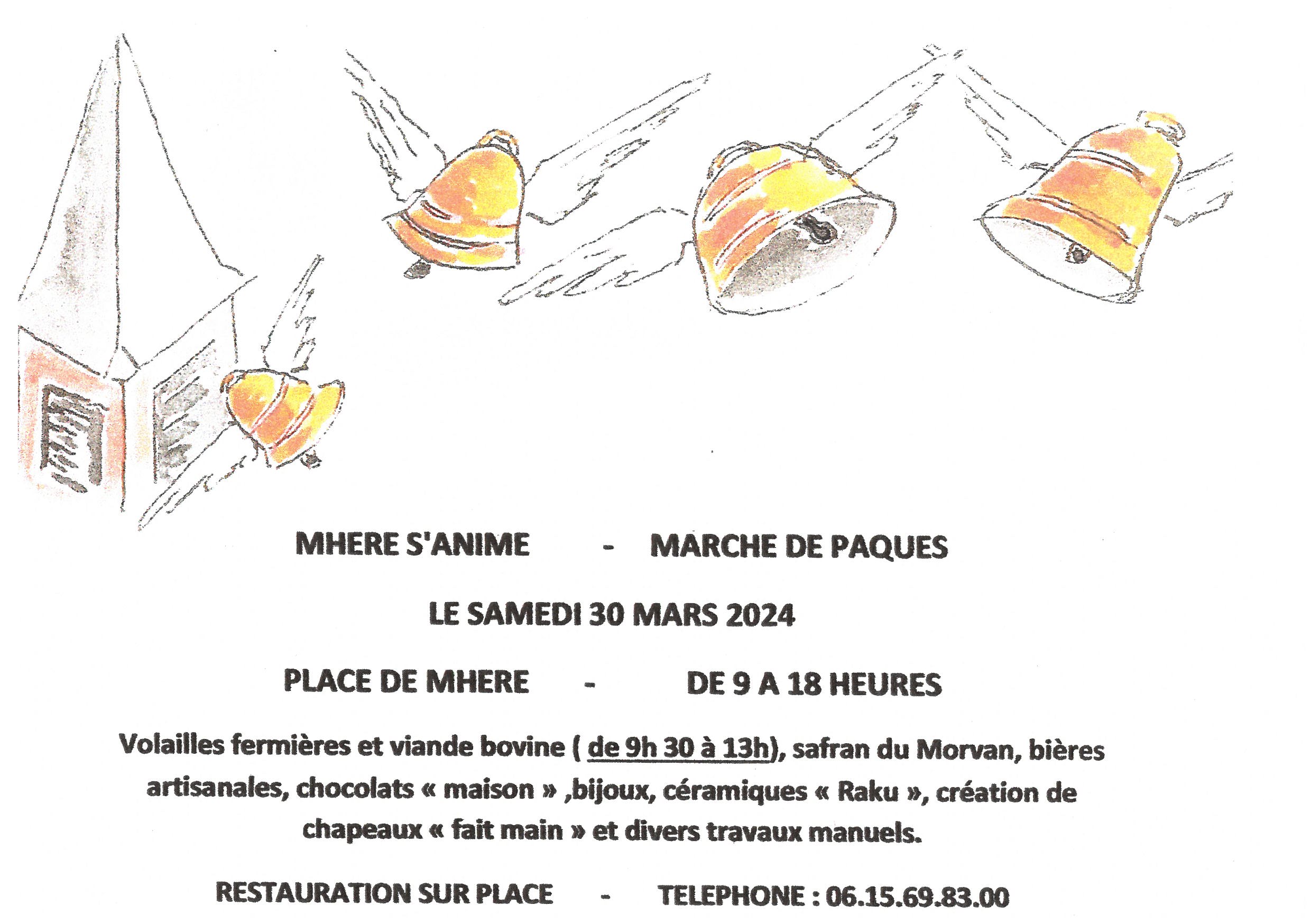 Mhere s’anime – Marché de pâques